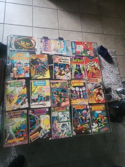 Silver Age DcComic Book Lot Of 15 Action Detective Superman Batman