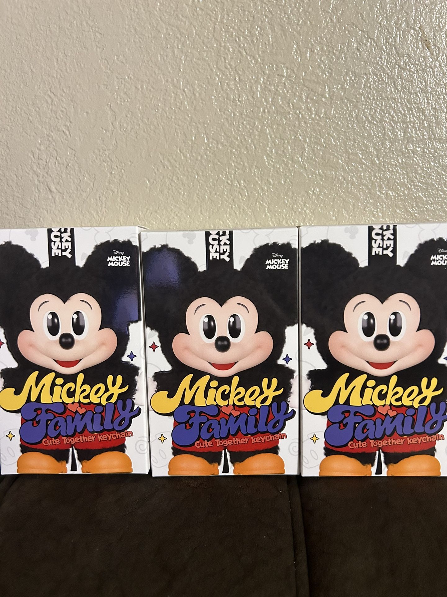 Mickey Family Cute Together Keychain