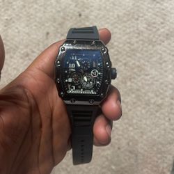 Men's Black Luxury Watch
