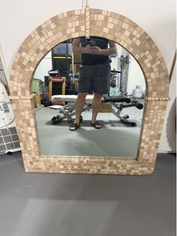 Big tile mirror