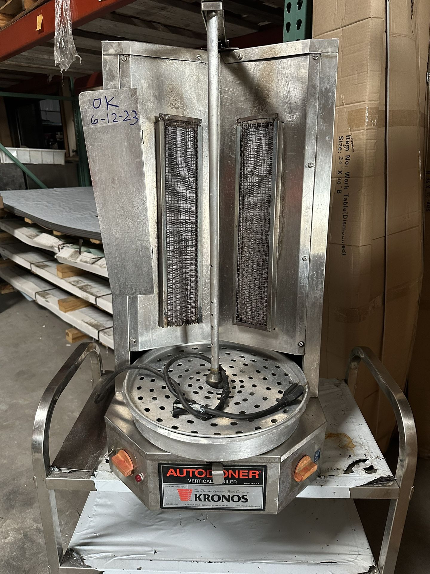 Used Broiler Gyro Trompo