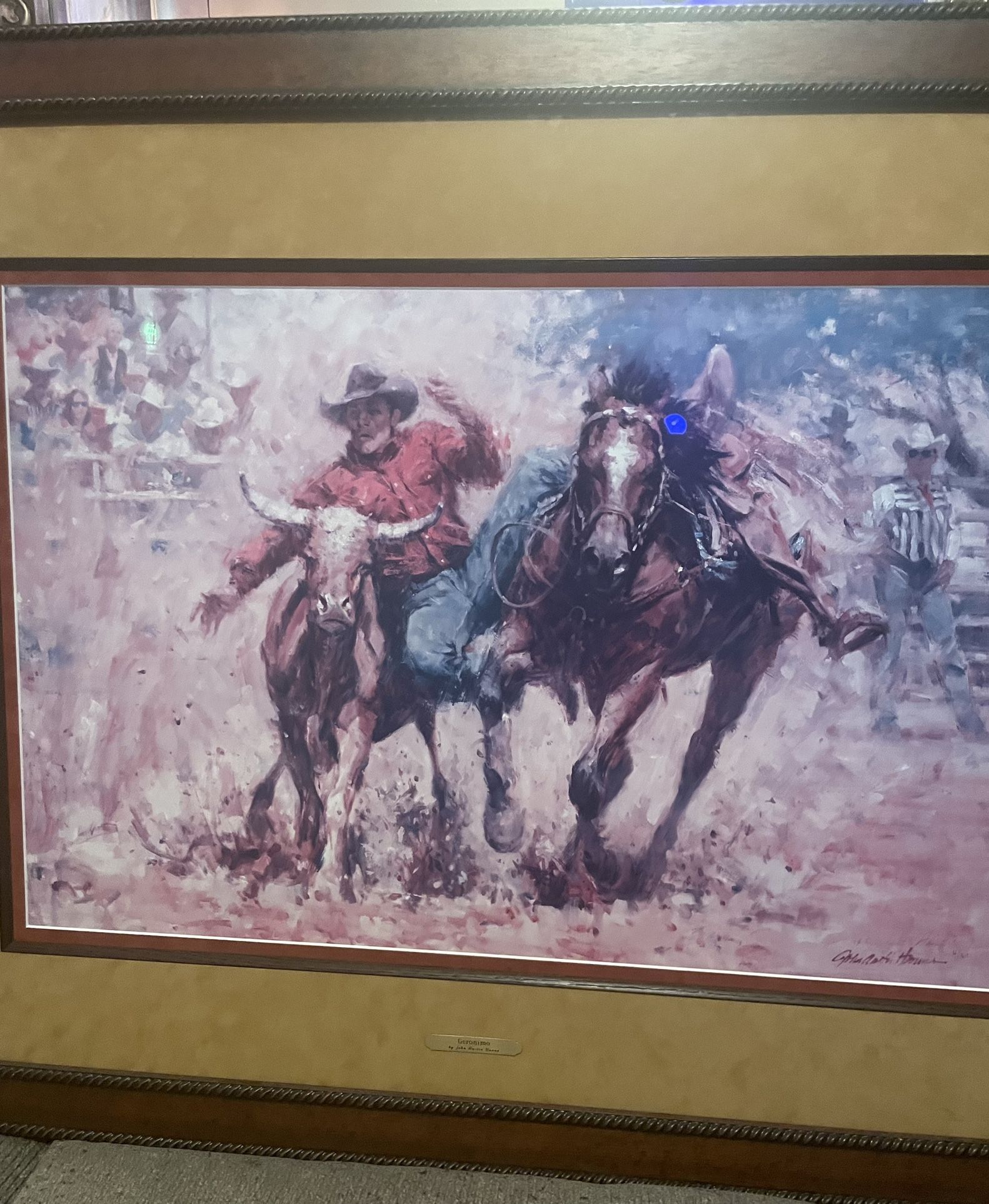 Geronimo Print By John Austin Hanna