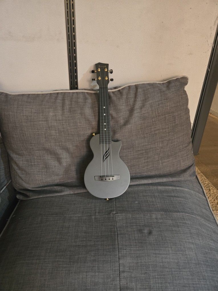 Ukulele With Case And Extra Strings 