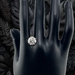 4.09 Ct Lab Grown Certified Round Diamond 