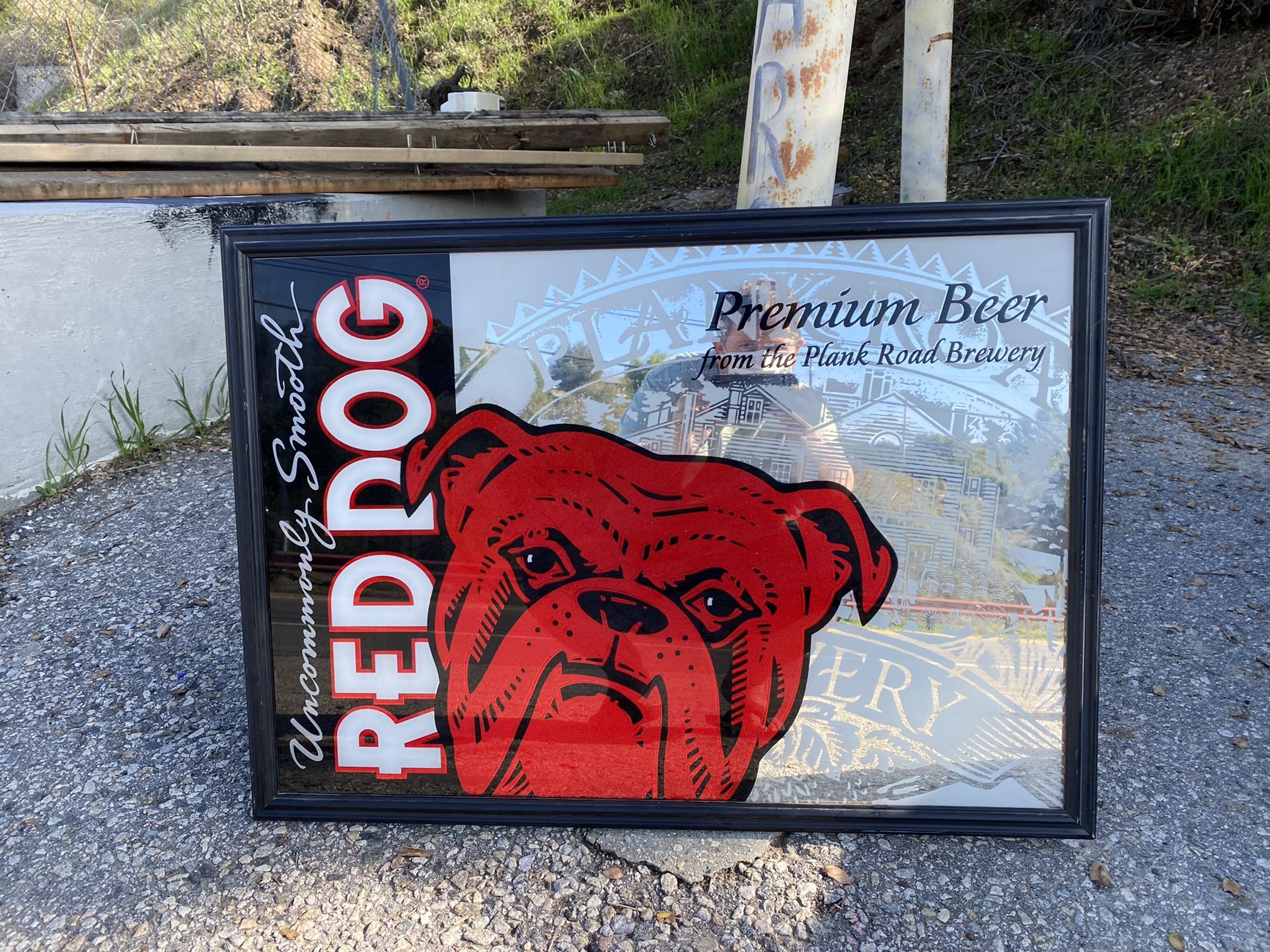 Red Dog Beer Sign
