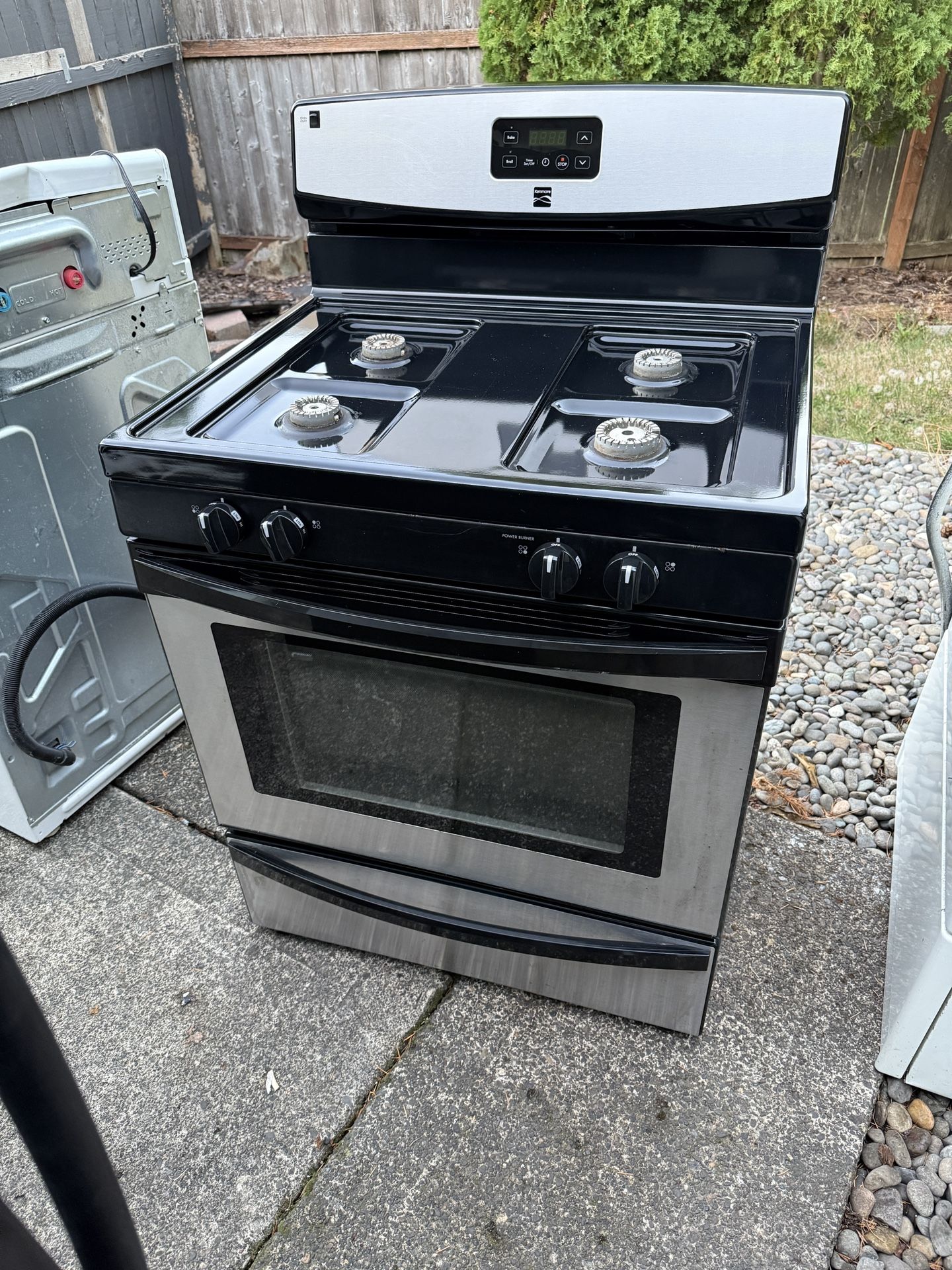 Stove , Fridge.
