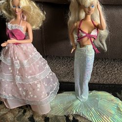 Barbie dolls Seven dollars each