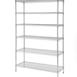 6-Tier Heavy Duty Steel Garage Storage Shelving Unit