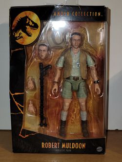 Jurassic Park Robert Muldoon Amber Collection