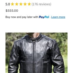 Motorcycle Leather Jacket