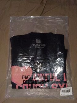 ALOCS XL Pink & Black Tee