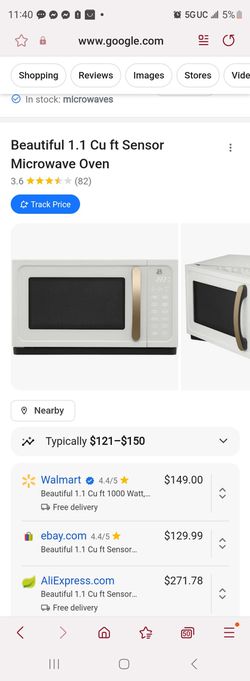 Beautiful 1.1 Cu ft 1000 Watt, Sensor Microwave Oven, White Icing by Drew  Barrymore - AliExpress