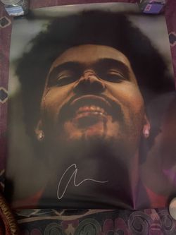 Signed The Weekend After Hours Holographic Poster