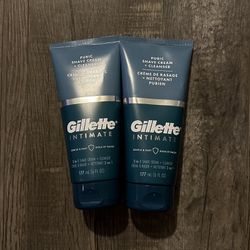 Gillette Intimate Pubic Shave Cream & Cleanser 6 Fl Oz $5 Each 