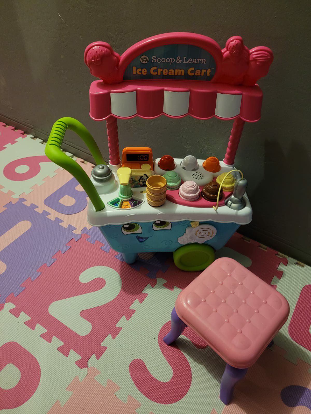 ICE CREAM CART AND BABY CHAIR