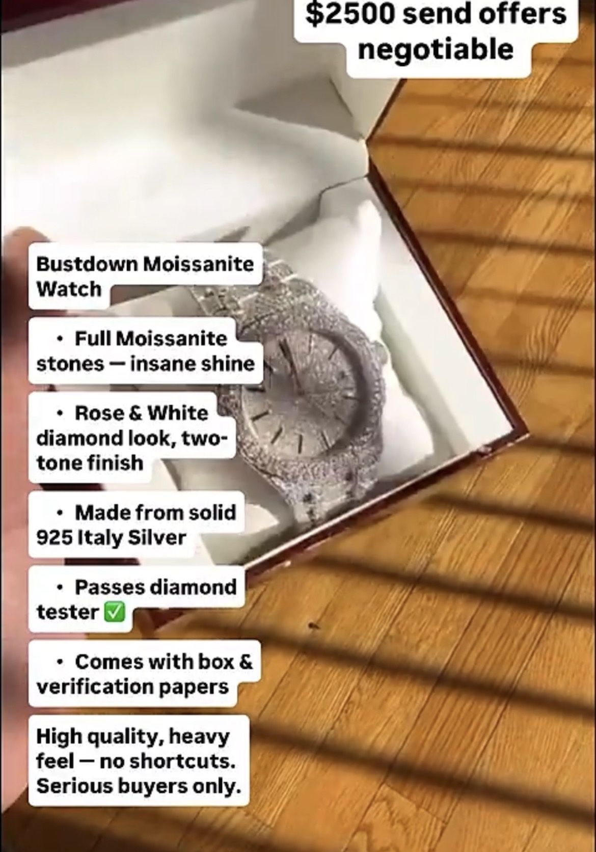 Designer Watches, Including AP, Cartier, And Rolex