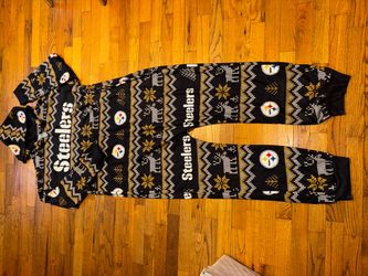 NFL Pittsburgh Steelers uGLY  pjs Size Large