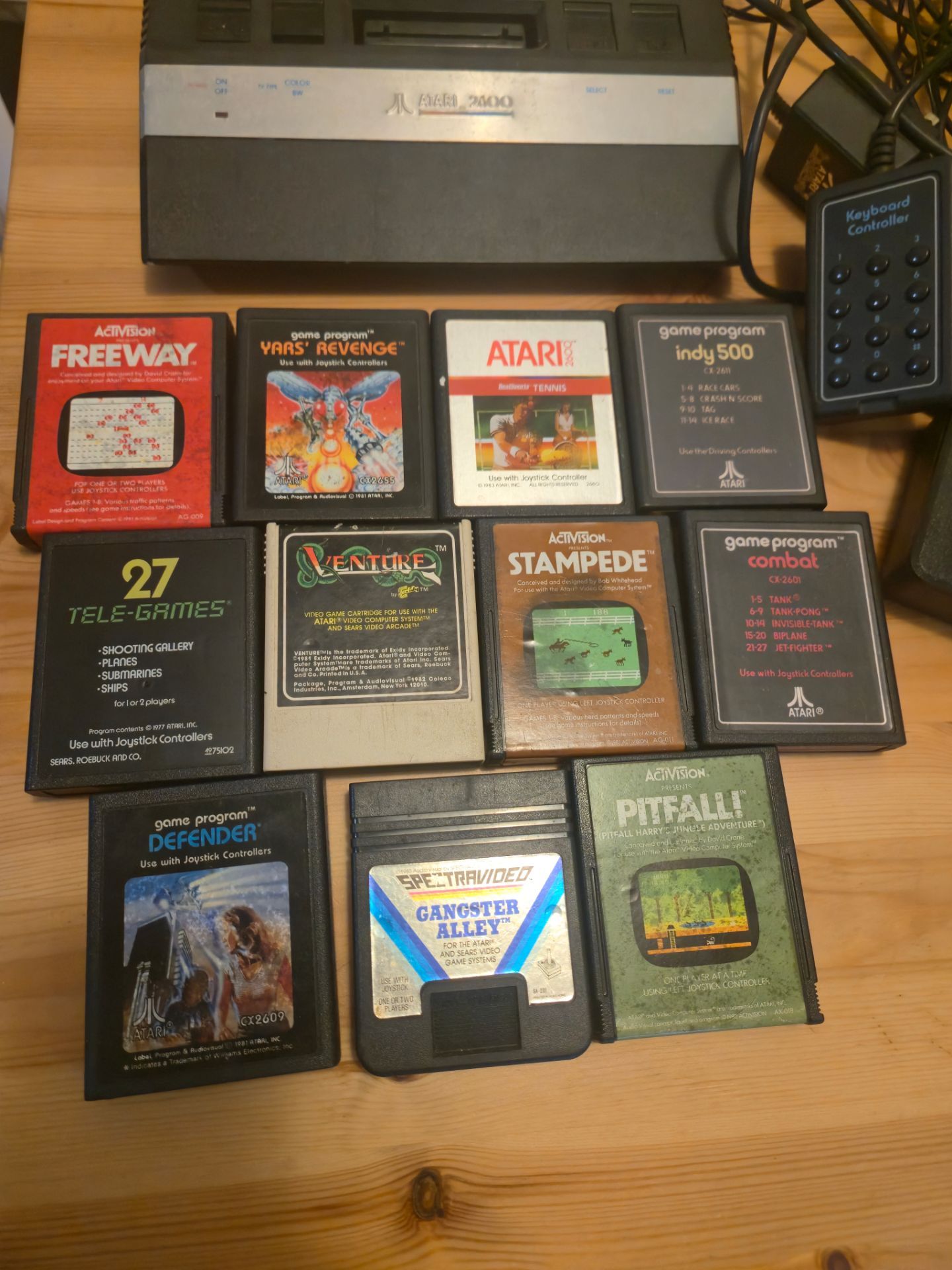 Vintage atari games & console