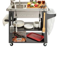 Cuisinart Deluxe OUTDOOR GRILLING Discontinued Deluxe Outdoor Prep Table