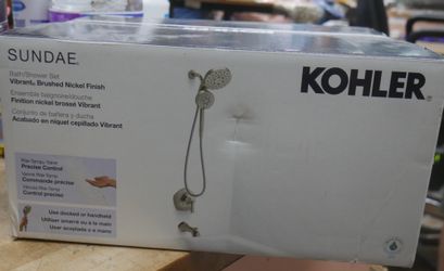KOHLER Sundae Bath/Shower Set Vibrant Brushed Nickel Finish R38472-4G-BN NEW