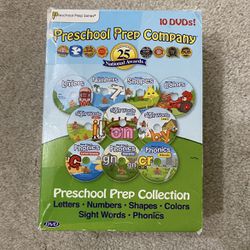 Preschool Prep 10 DVD set