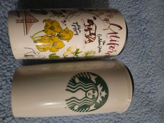 Strabucks ceramic cup $ 5 each