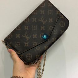Pocket text Felicia Chain Bag