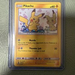 Pikachu Promo Team Up Promo Pokemon 