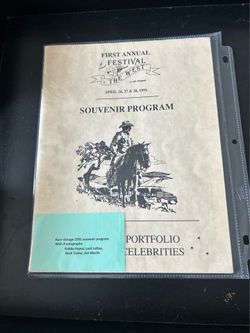 Rare Souvenir program