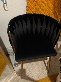 Gold & Black Chairs