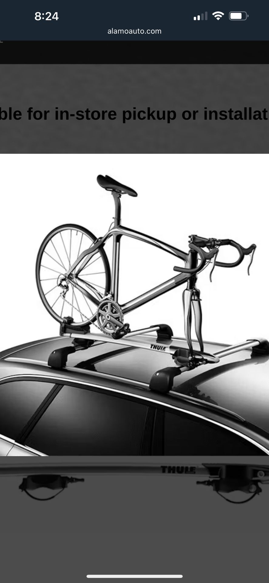 Thule Sprint XT 528001 Roof Bike Rack