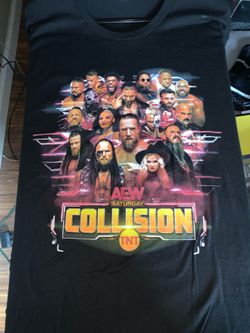 AEW Collision T-Shirt Size XL Brand New