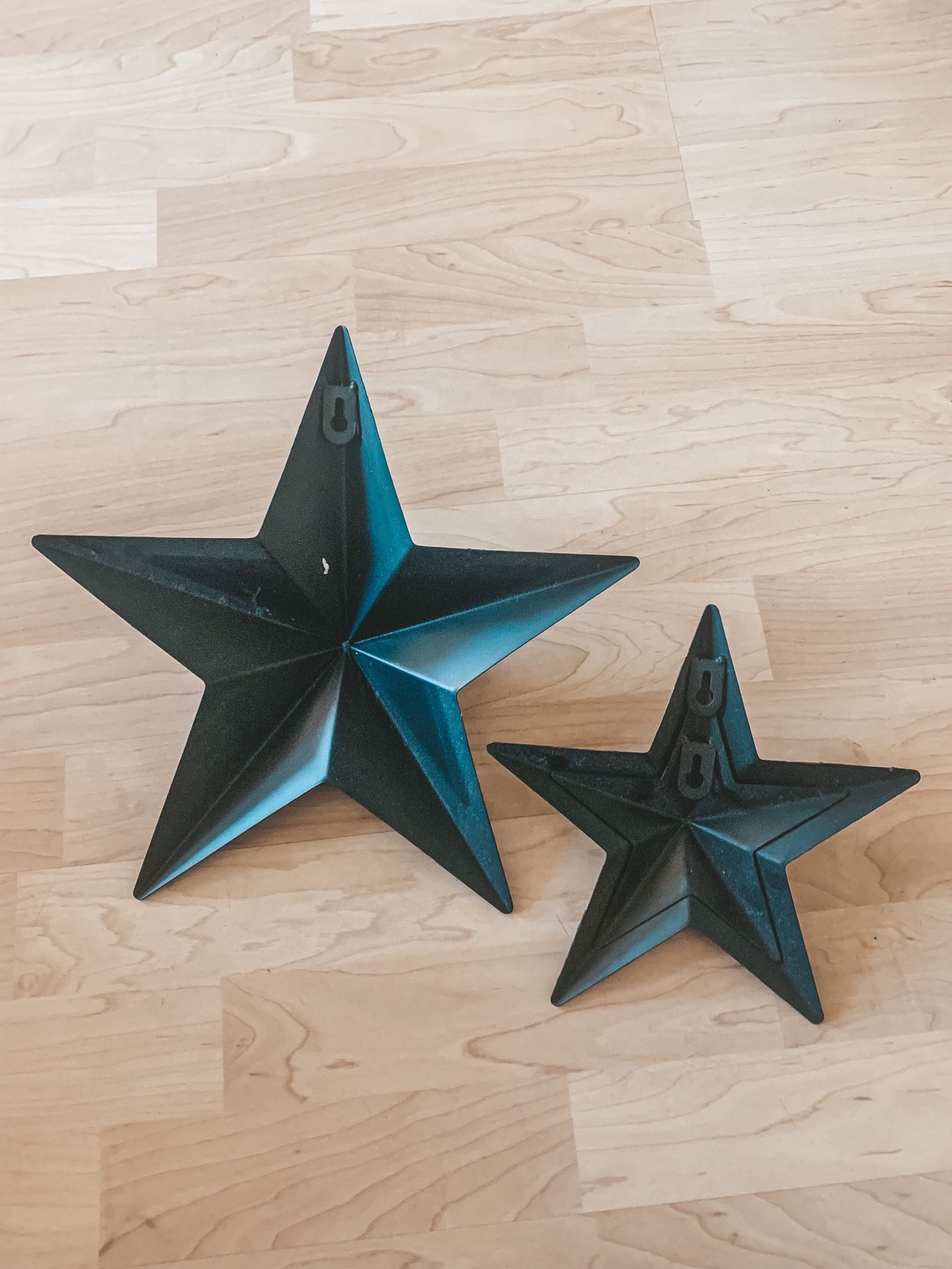 Rustic Metal Black Stars - Home Decor
