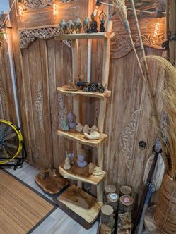 Teakwood Shelf Display