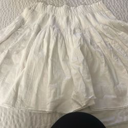 white skirt 