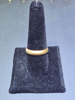 14kt YG Wedding Band. (C-4) SIZE 9.5 ASK FOR RYAN. #(contact info removed)79
