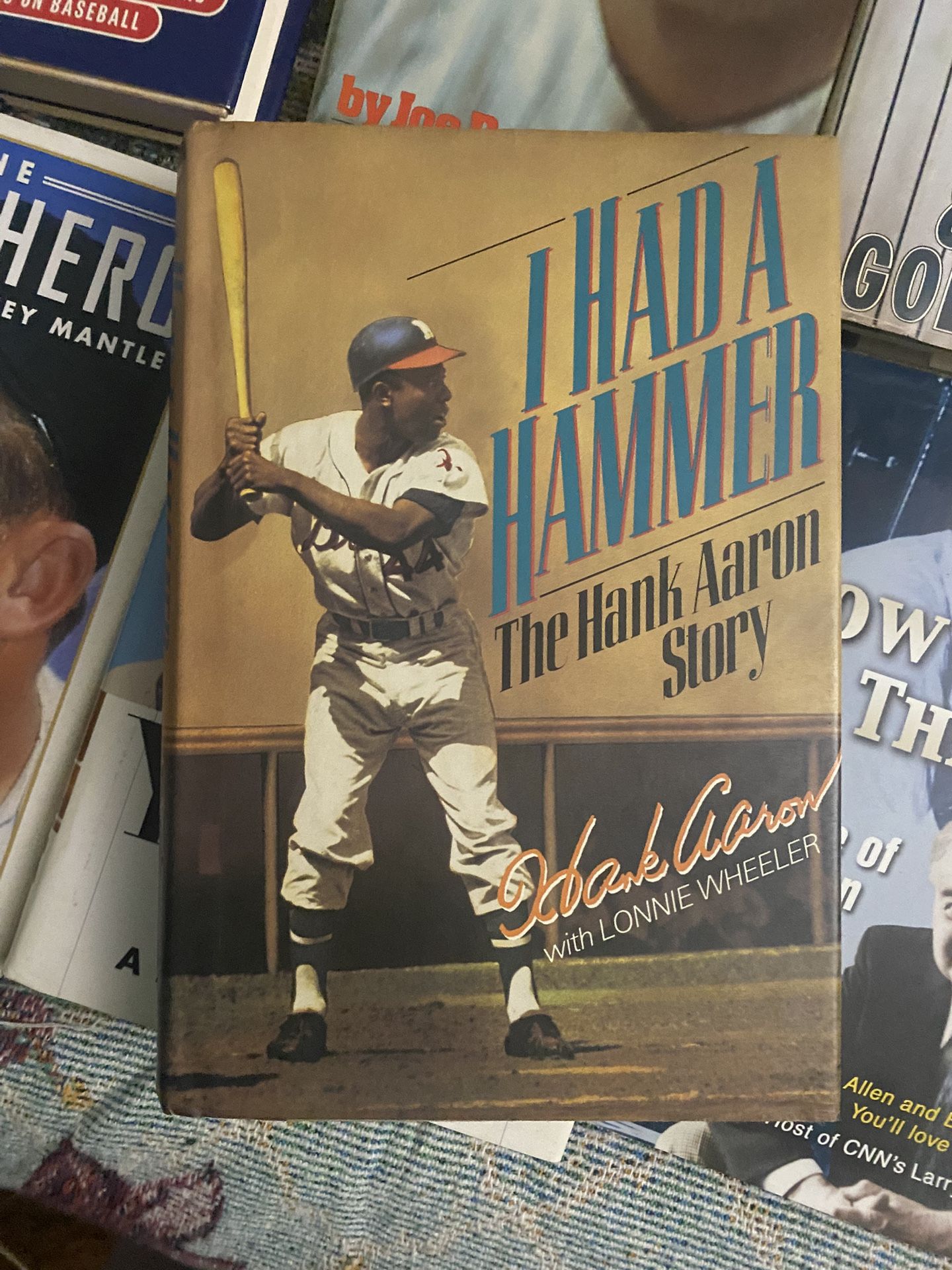 Autographed Hank Aaron book “If I Had A Hammer”