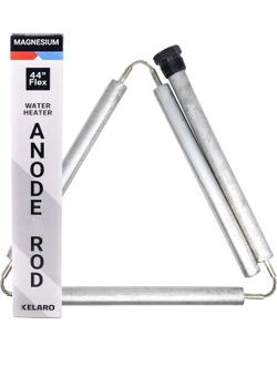 Magnesium Water Heater Anode Rod (44 inch Flexible) 3/4" NPT Thread for Rheem
