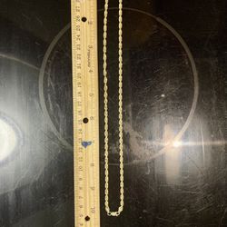 14k Yellow Gold Rope Chain 21" GOLD IS GOING UP!!!