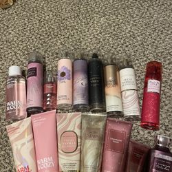 bath & body works lotions/perfumes
