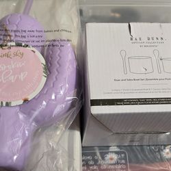 Rae Dunn Guac And Salsa Bowl Set and Cactus Cup