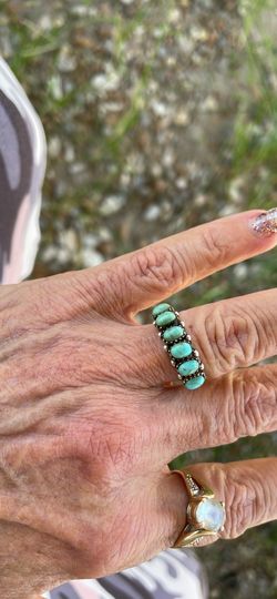 Turquoise ring size Native American size 7