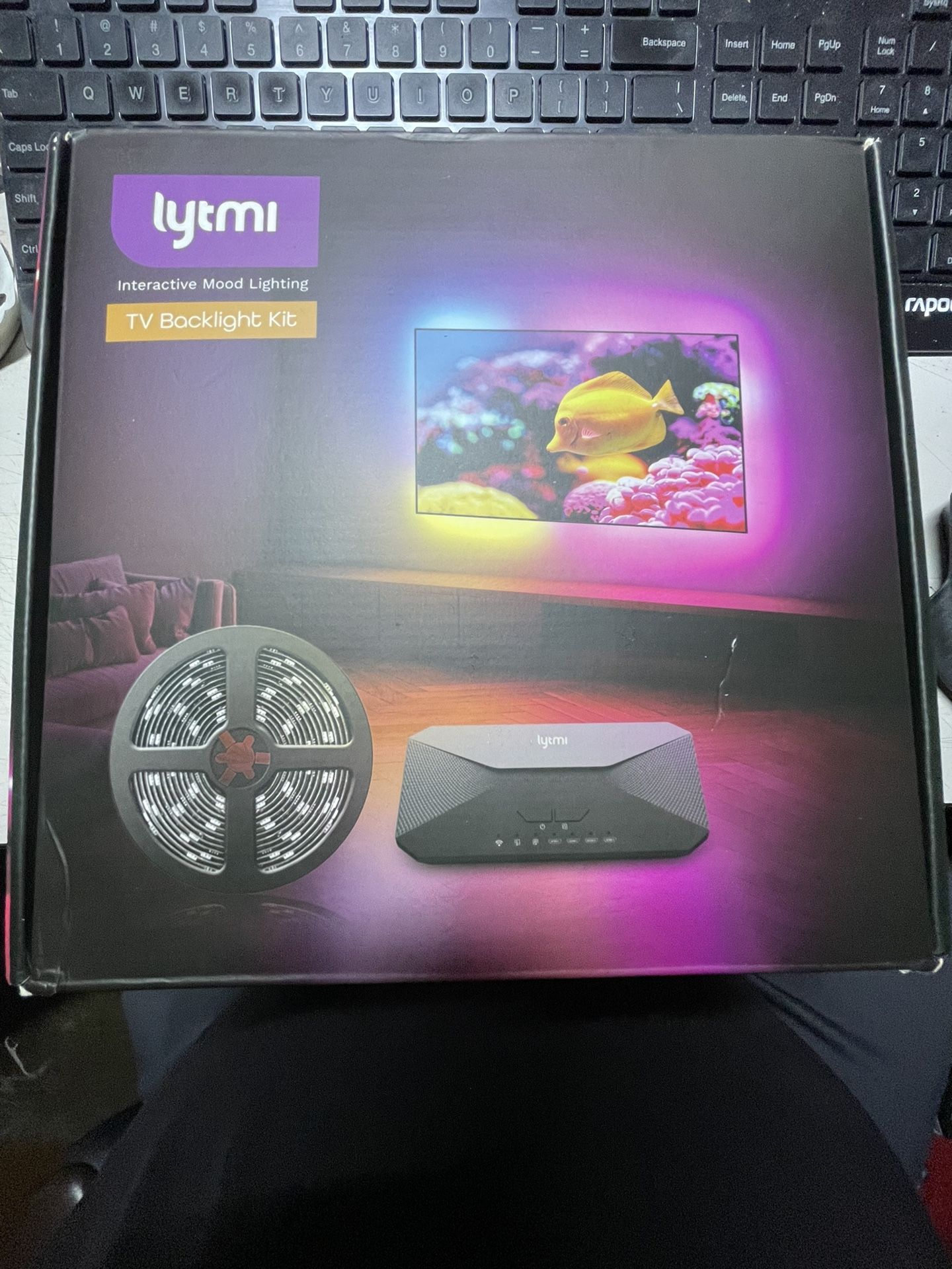 Lytmi Fantasy 3 TV Backlight Kit HDMI 2.1 with Sync Box Wi-Fi for 65~70 inch, 8k/4k, NEW