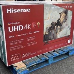 55” Hisense Smart 4k Led Uhd Tv 