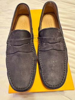Tod’s Gommino Nuovo Driving Loafers Men’s US 9 (UK 8 / EU 42) Blue Suede