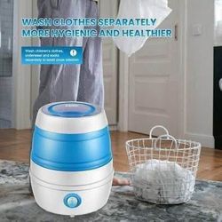 New KAPAS Foldable Mini Washing Machine, (5.7Lb/2.6kg Capacity) Portable Compact Lightweight