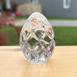 Beautiful Waterford Crystal Clear Egg 