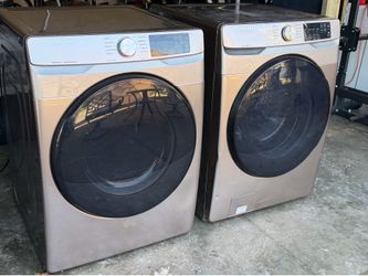 Samsung smart washer and GAS dryer