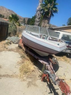 Boat and trailer