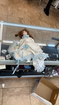 Vintage Porcelain Doll 